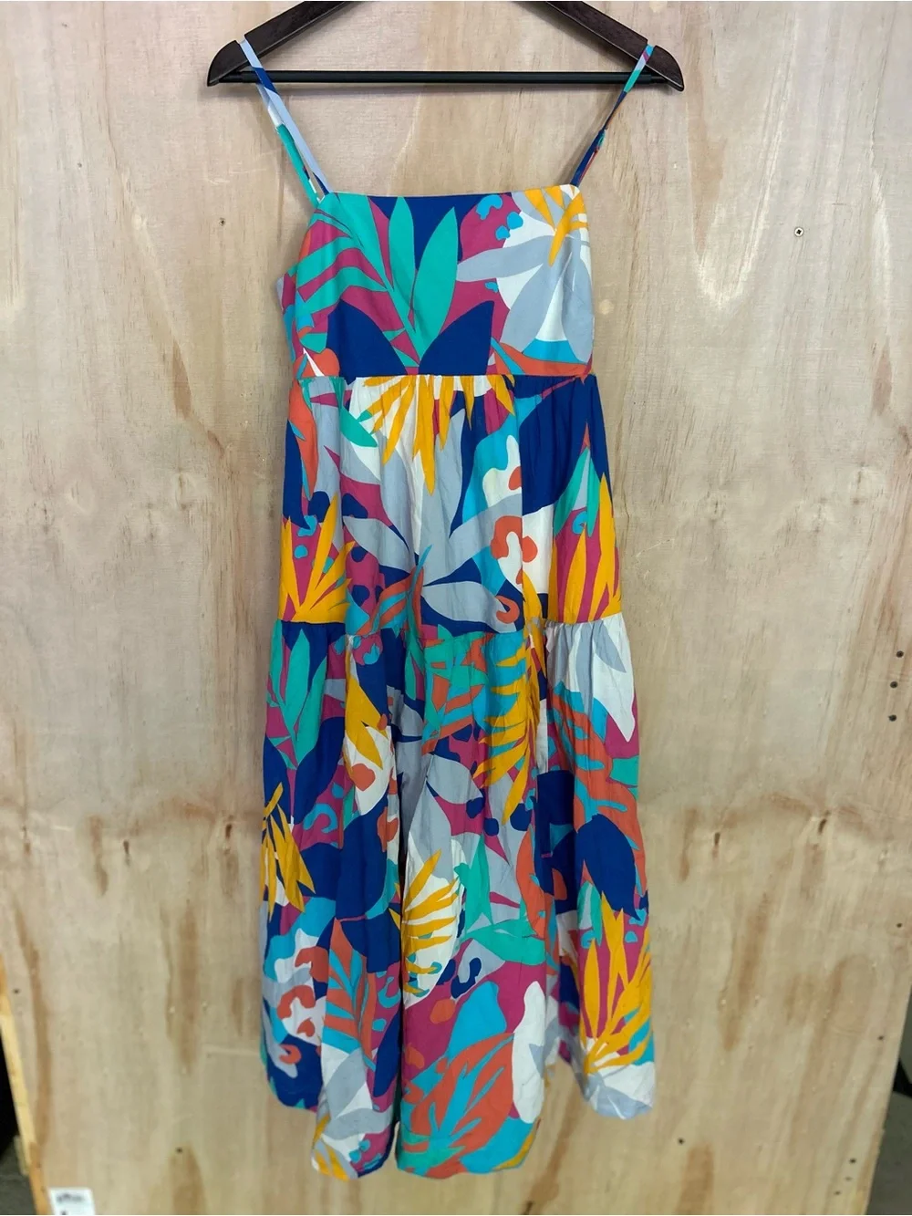 J. Crew Multicolor Floral-Print Sundress in Blue, Pink & Teal - Picture 2 of 8